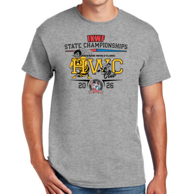 Harvard Wrestling Club 2026 - DryBlend ® 50 Cotton/50 Poly T Shirt Thumbnail