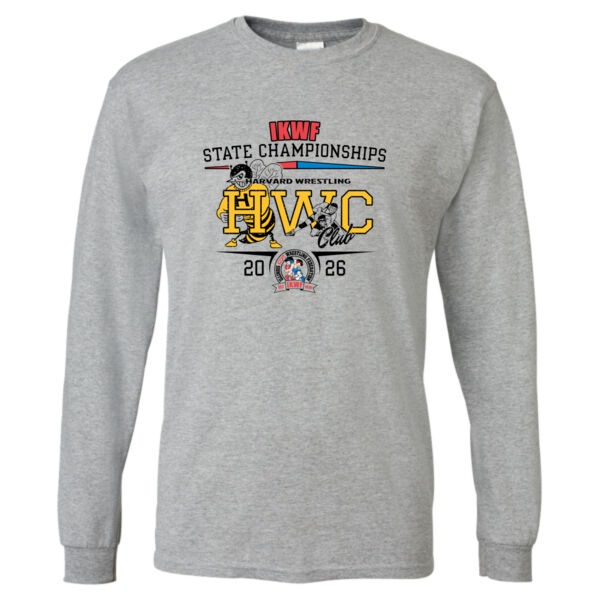 Harvard Wrestling Club 2026 - DryBlend® 50/50 Long Sleeve T-Shirt Thumbnail