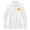Women's Silk Touch Long Sleeve Polo Thumbnail